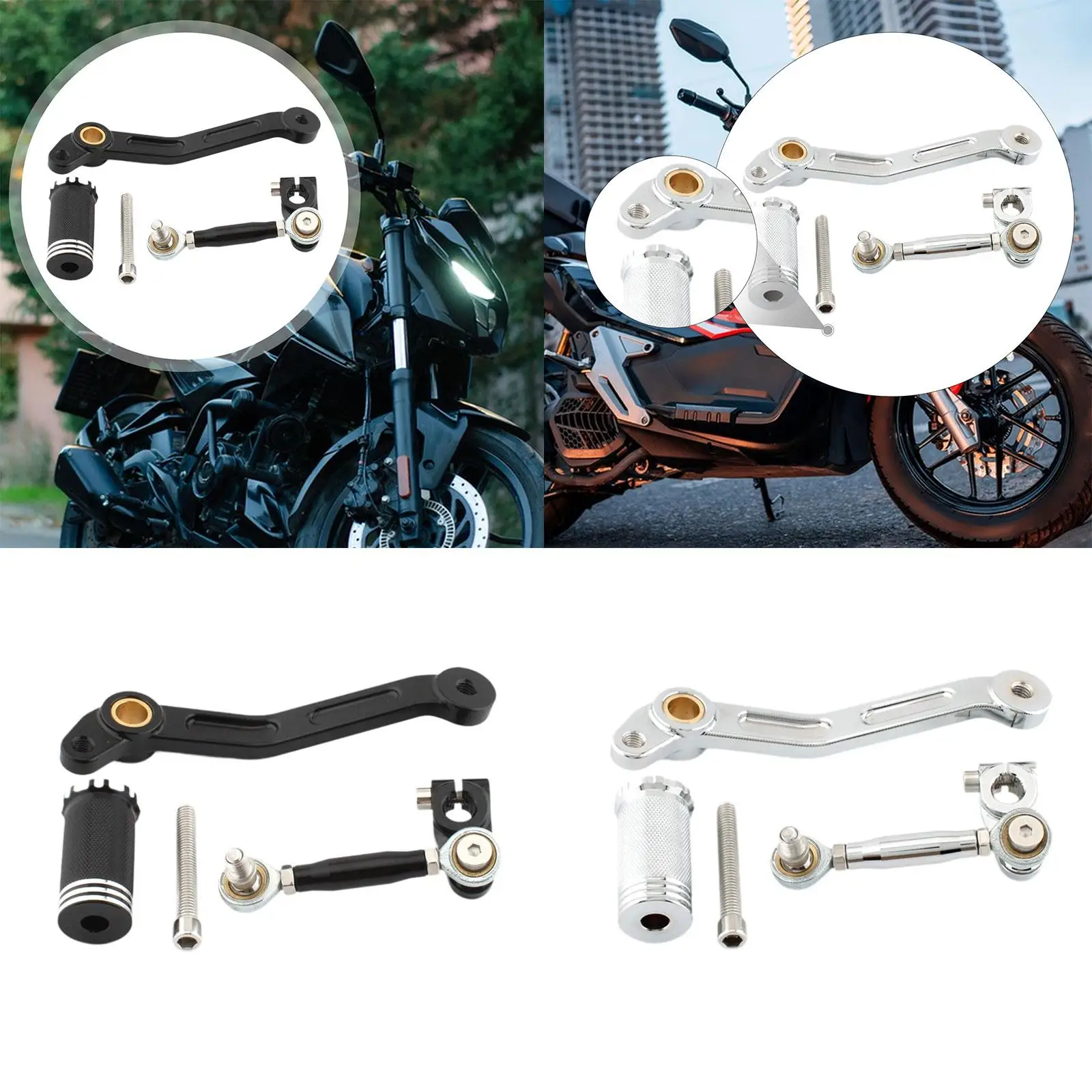 

Комплект педалей и рычагов из алюминиевого сплава: подножка, педаль тормоза, рычаг переключения передач для V max