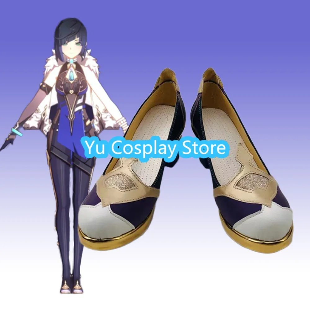 

Yu Косплей Магазин Genshin Impact Yelan Обувь для косплея Аниме Обувь для косплея Сапоги Костюмы на Хэллоуин Реквизит