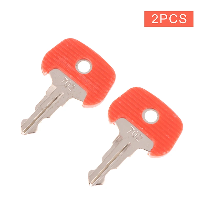 

2 Pcs 209068 Red Key 702 Power Start Key 26906870 Manual Electric Hydraulic Forklift Accessories