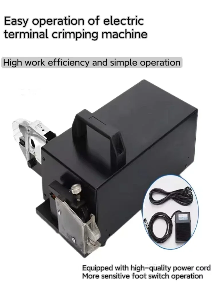 EM6B2  1.5T Electric Crimping Pliers Automatic Cold Pressing Terminal Crimping Machine Crimping Machine Desktop Multifunctional