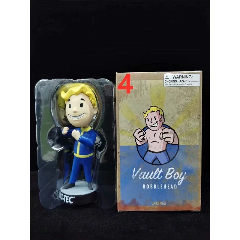 Bandai Wackelkopf Nette Vault Boy Vollen Satz Figur Spielzeug Anime Action Figure Statue Sammlung Modell Puppe Zimmer Ornament Spielzeug Kinder Geschenk 7