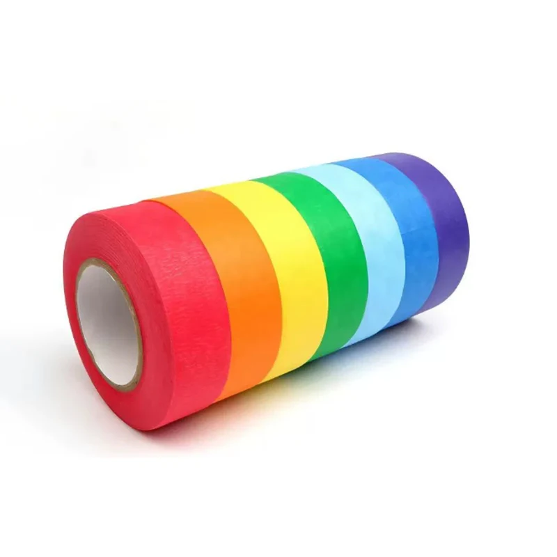 الملونة اوريغامي قوس قزح الفنان الشريط الأطفال DIY الحرف الزخرفية ملصقات ألعاب تعليمية شريط ورقي للزينة  #6