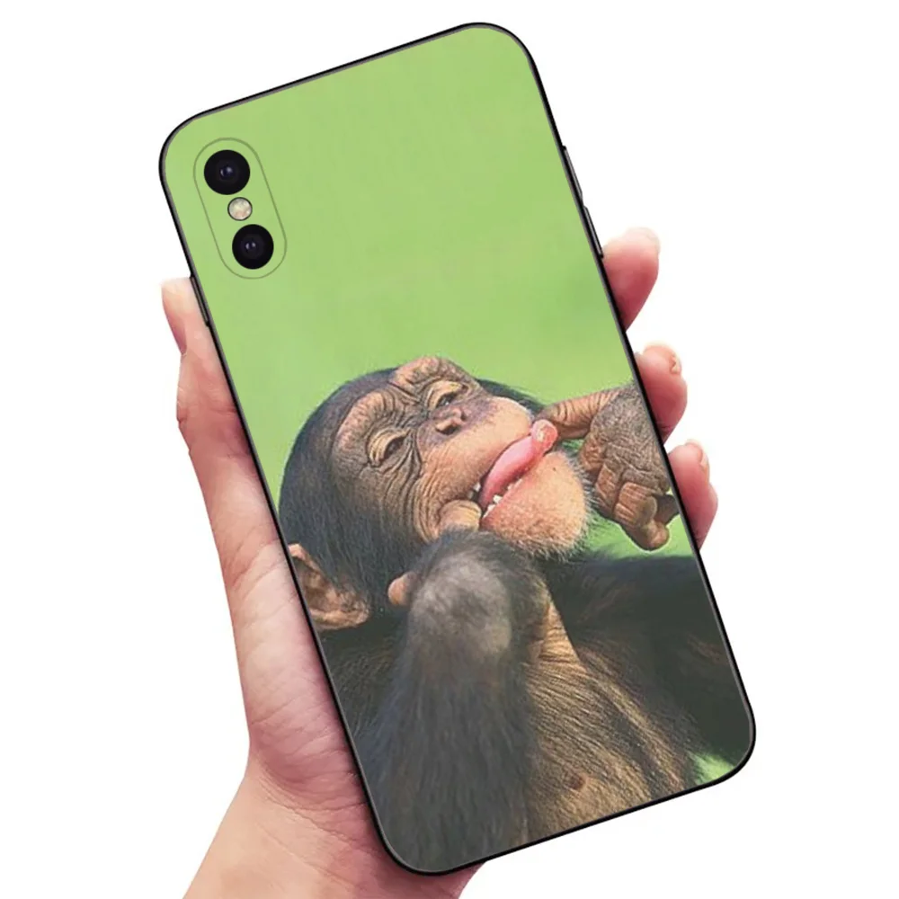 Monkey Sipping Caprisun Meme Phone Case for Samsung S24, 22,30, 20,10, 9,Note20 Ultra、Lite、Ultra、5G、Plus、FE