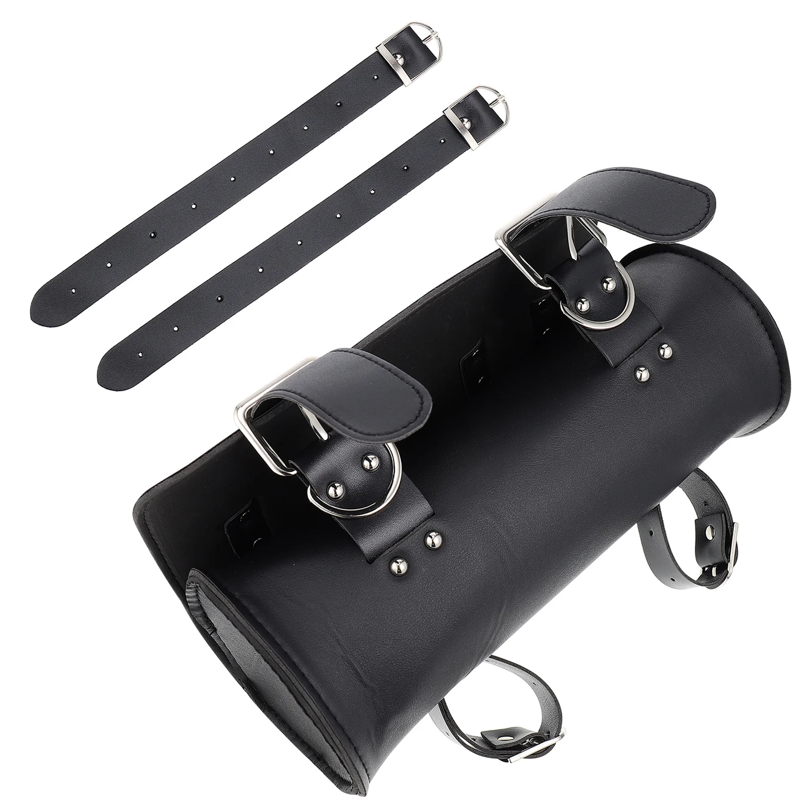 

1Pcs Motorcycle Waterproof Front Frame Bag Black Large Capacity Handlebar Tool Organizer Bike Side Pouch Riding Storage