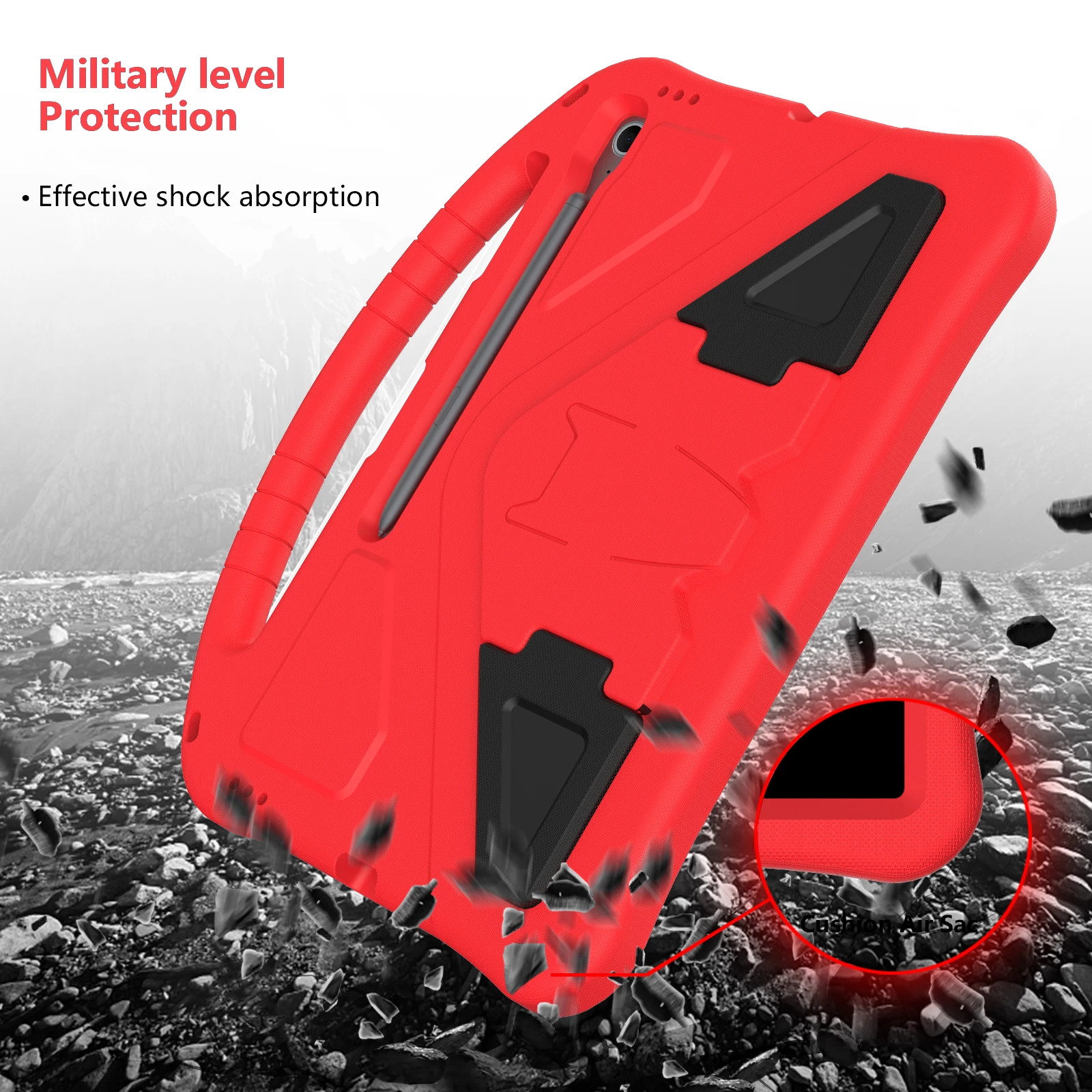 

Kids Soft EVA Tablet case for Samsung galaxy Tab S10 S9 ultra 14.6 S8 ultra Coque Funda Stand Shockproof Cover