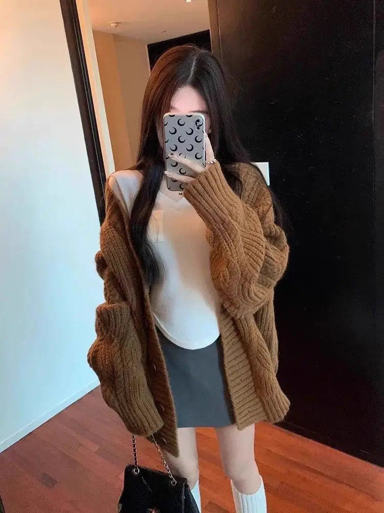 セーター ジャンパー カーディガン レディース カーディガン Y2K 女性用 純粋カシミヤ スカラップエッジ フィットカット レジャー ナイト エレガント ソフト 暖かい インス