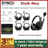 New SYNCO Xtalk XMAX X2 X5 X9 X13 Wireless Headset Full-duplex Intercom Communication System for Filmmaking Live performances