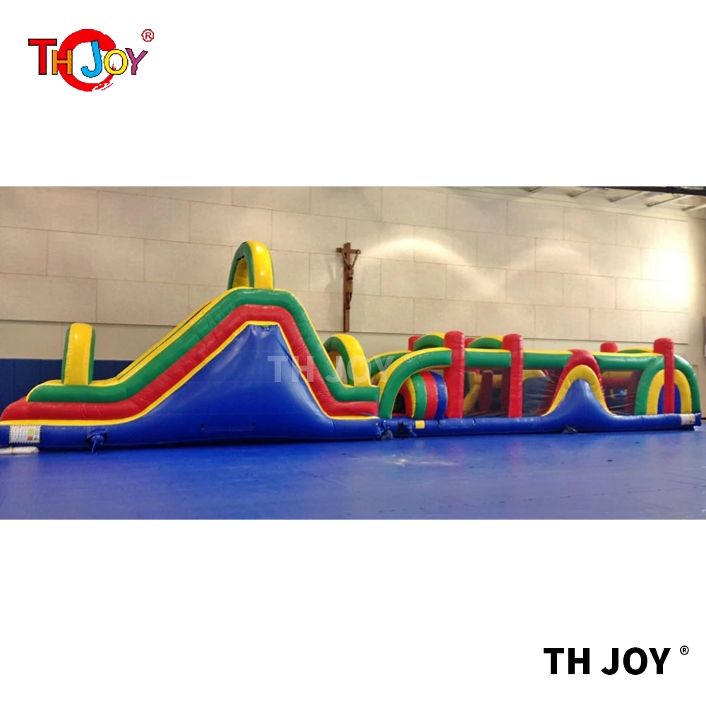 free sea shipping,22*4*5mH commercial Inflatable slide sliding sport games,Inflatable Obstacle Course Bouncy Castle Combo Slide