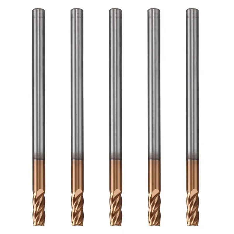 AA81-20PCS 3Mm Solid Carbide Endmills Endmill D3X8XD4X50L 4Flute Side Milling Slotting Profiling Face Mill Standard Length