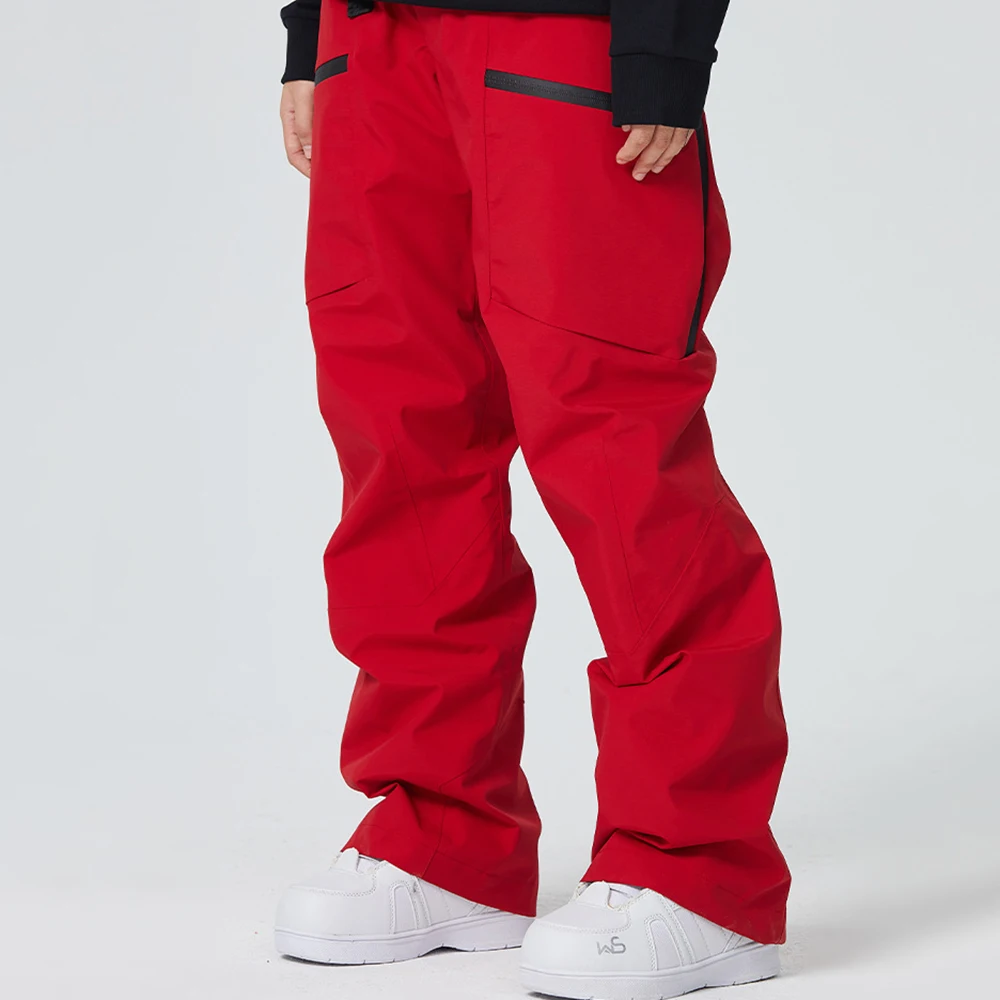 سراويل تزلج مقاومة للماء للرجال والنساء ، سراويل رياضية مقاومة للرياح على الجليد ، وزرة دافئة فضفاضة للرجال ، سراويل تزلج ، حقول ثلج ، برو ، جديد ، شتاء ،