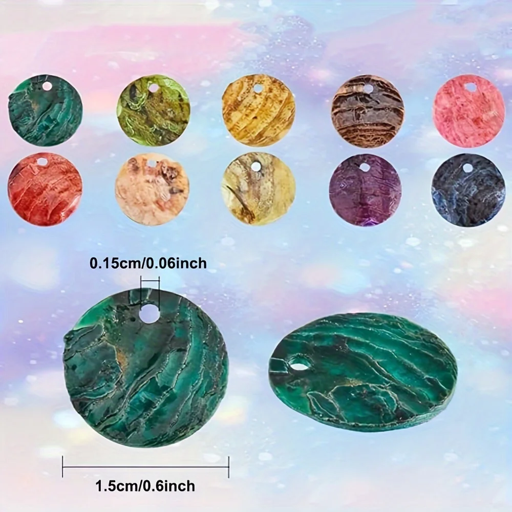 12/36/72pcs Boho-Chic MixedColorScallop Shells Bead For DIY Craft ,Beach Vacations, Weddings, Birthdays,  Valentine\'s Gifts