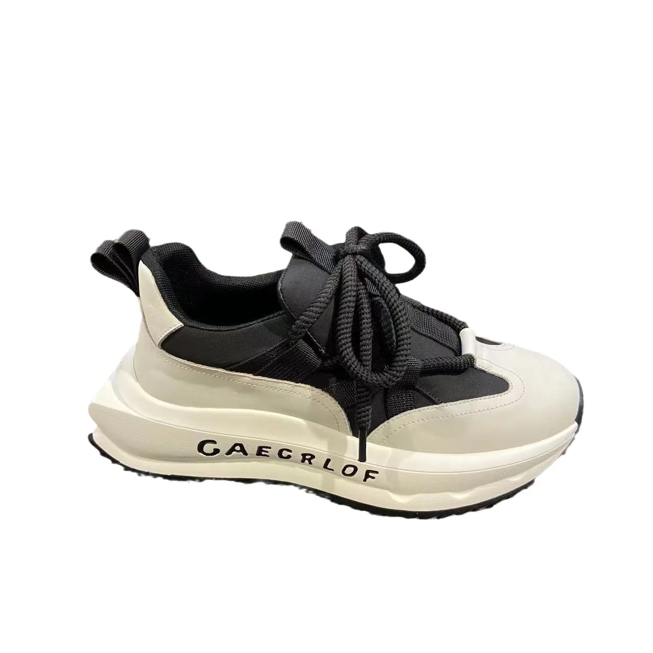 Spring and Autumn Men's New Outdoor Sports and Leisure Running Shoes for Couples, Comfortable Thick soled Travel Shoes - Image 5