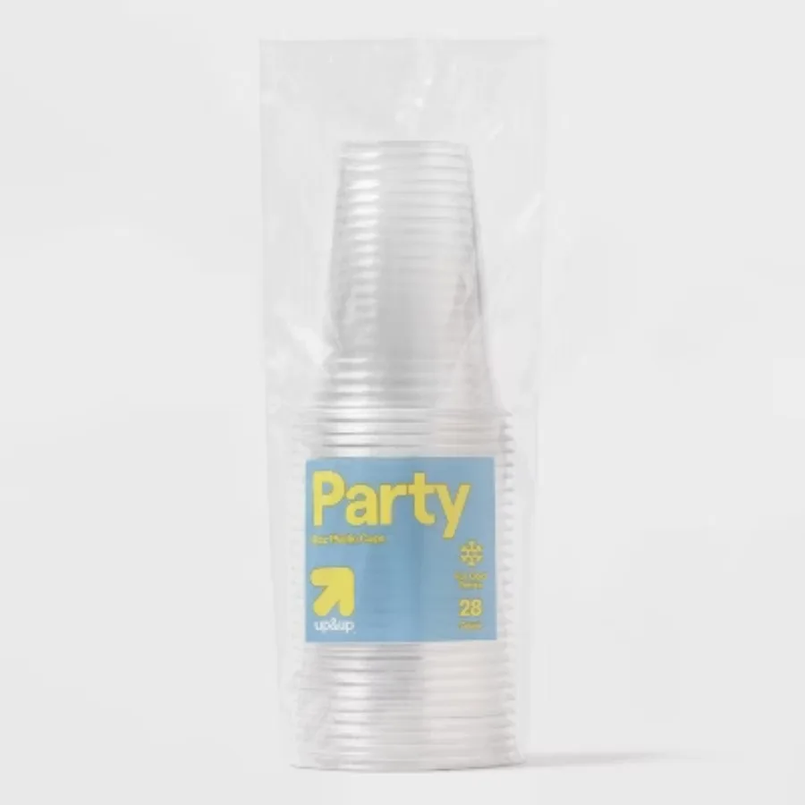 18oz Disposable Clear Cups 28ct, BPA‑Free Non‑Toxic Portable Plastic Cups for Parties Gatherings Daily Use