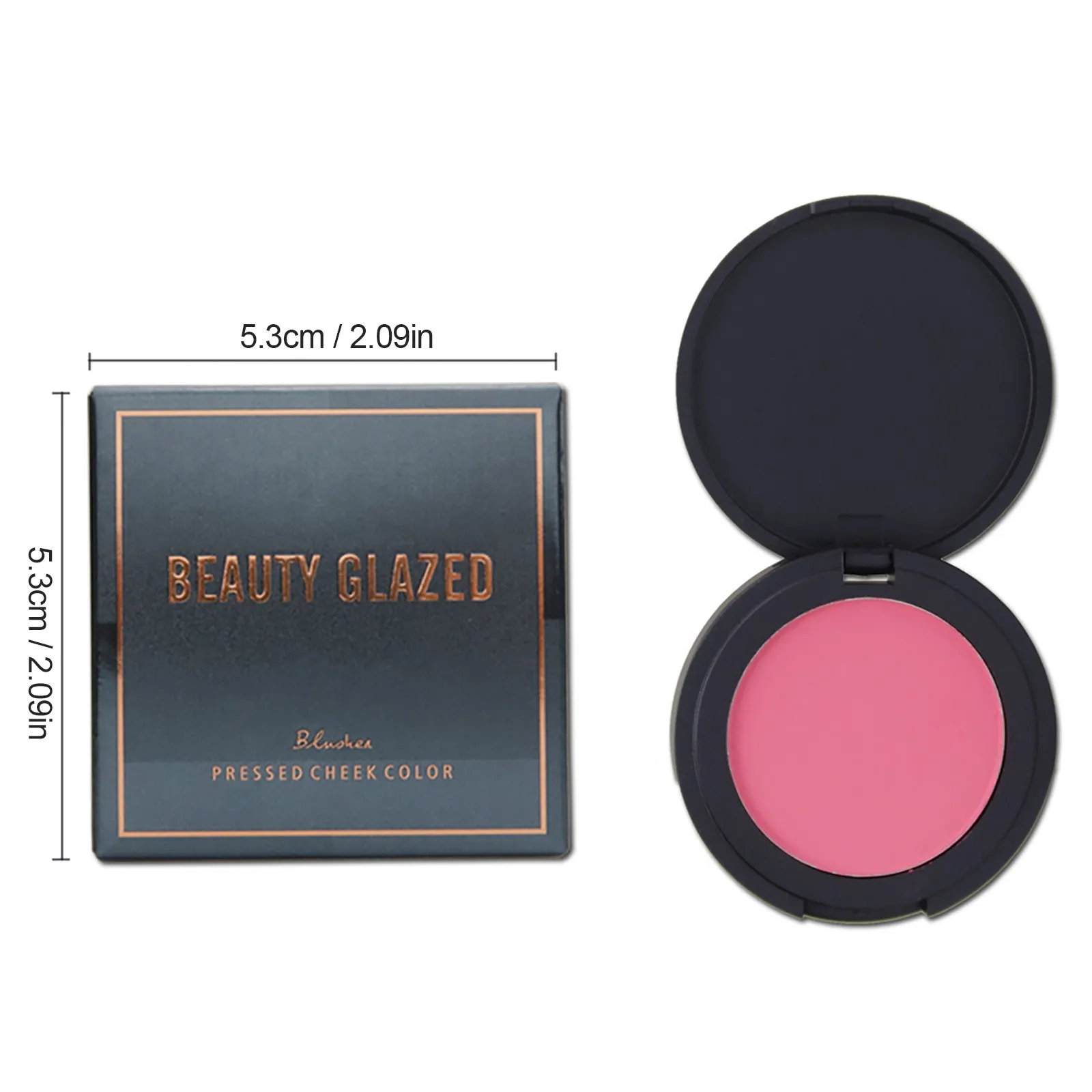 Pearlescent  Natural Complexion Blush Powder Enhances Temperament Natural rosy rouge palette Daily Personal Care 2024