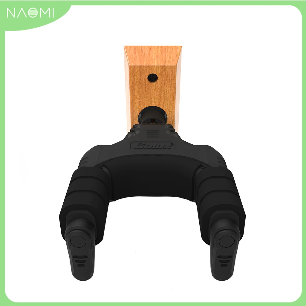 

NAOMI GALUX GH-110W Auto Lock Guitar Hanger Hook Holder Guitar Hanger Hook for Guitars Bass Ukulele - GH-110W