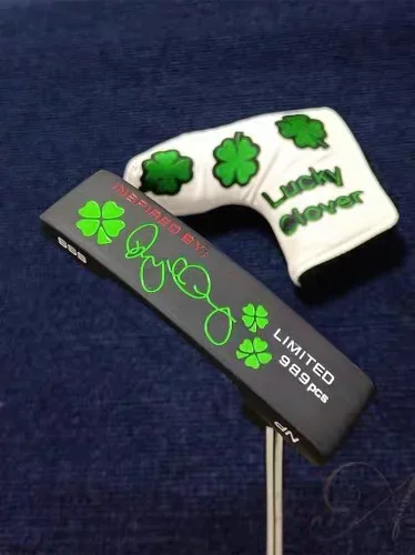 

Golf club putter black four-leaf clover bar,Designed for Pure Feedback and Unmatched Feel