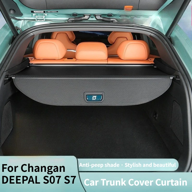 

Для Changan DEEPAL S7 S07: Выдвижная шторка-органайзер для багажника автомобиля, защита от посторонних глаз, аксессуар