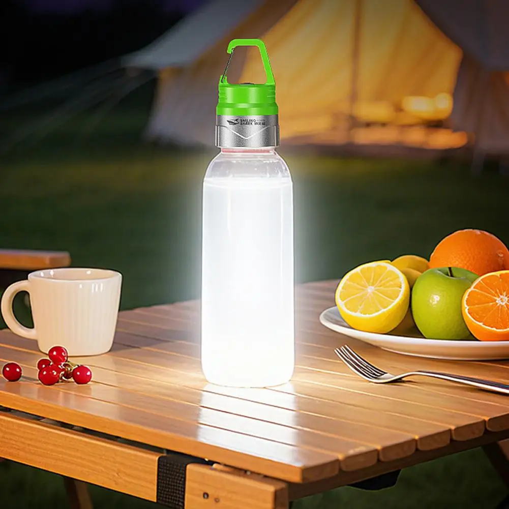 المحمولة هوك فانوس مصباح ليد جيب قابل لإعادة الشحن في الهواء الطلق التخييم زجاجة ماء ضوء للمشي لمسافات طويلة متعددة المشهد شنقا الأضواء #4