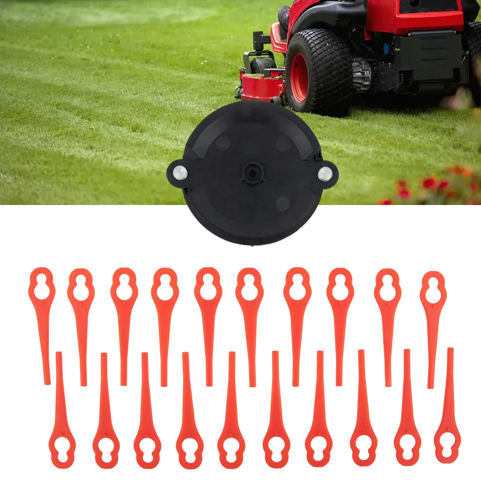 

Mower Cutter Head Plastic Blades For Parkside Grass Replacement Cutting Disc Fits For PRTA 20Li A1311046 Garden Power Tool Parts