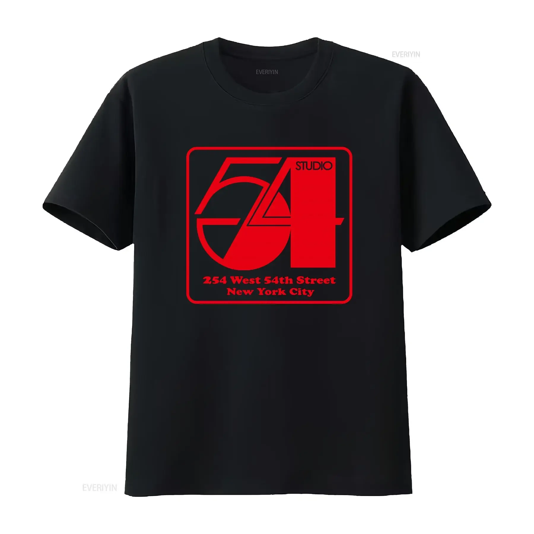 Studio 54 New York Disco Mirror Ball Soul 70S 80S Night Club T Shirt vintage Washed graphic Stretched Casual Breathable