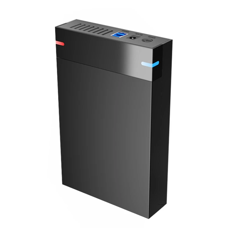 Корпус USB 3.0 для жестких дисков 2,5/3,5 дюймов SATA, чехол для жесткого диска, емкость 10 ТБ, идеально подходит для ПК, ноутбука, вилка стандарта США