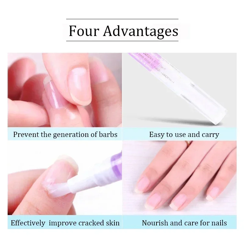 5ml Nail Cuticle Oil Revitalizer Nutrition Nail Art Tools for Manicure Care Nail Treatment Soften Pen Tool Cuticle Oil Pen