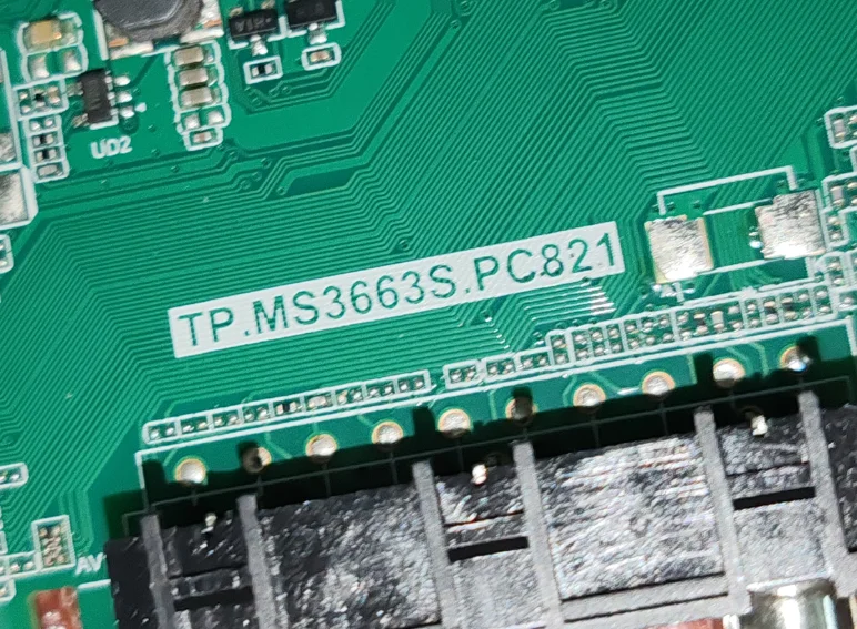 TP.MS3663S.PC821 Three in one TV motherboard, tested well, physical photo for ORION logo   111--180V  590ma 108w