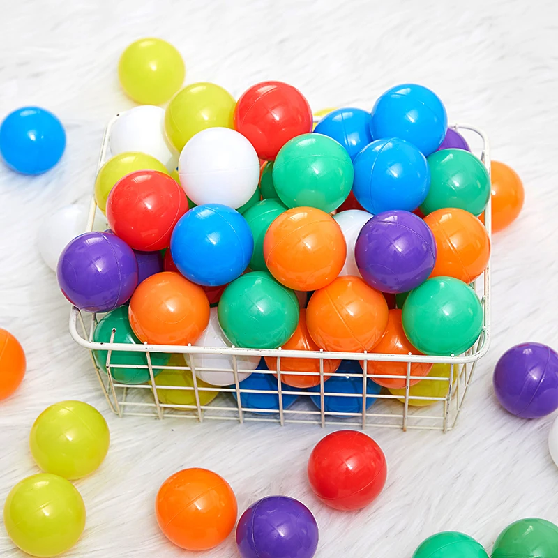 50 قطعة الكرة الرياضية في الهواء الطلق الملونة لينة المياه حمام سباحة المحيط موجة الكرة الطفل صديقة للبيئة الإجهاد الهواء الكرة خيمة لعب للأطفال