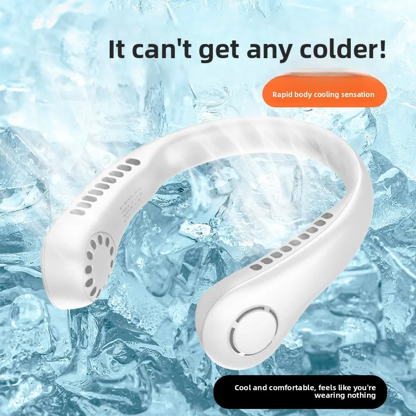 

New Usb Turbo Bladeless Hanging Neck Fan Portable Lazy Mini Outdoor Portable Fan