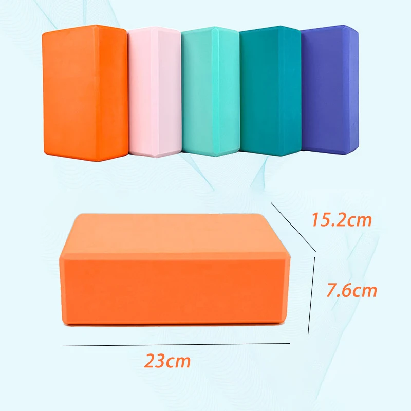 Yoga Blocks Gym Foam Brick Pilates Training Exercise Fitness Bolster Pillow Cushion Stretching Body Shaping Building Cubes - view 2