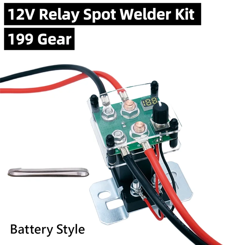 AD41-199 والعتاد 12 فولت التتابع بقعة لحام عدة قابل للتعديل ماكينة لحام نقطي صغيرة أدوات لحام 0.15 مللي متر لتقوم بها بنفسك 18650 البطارية