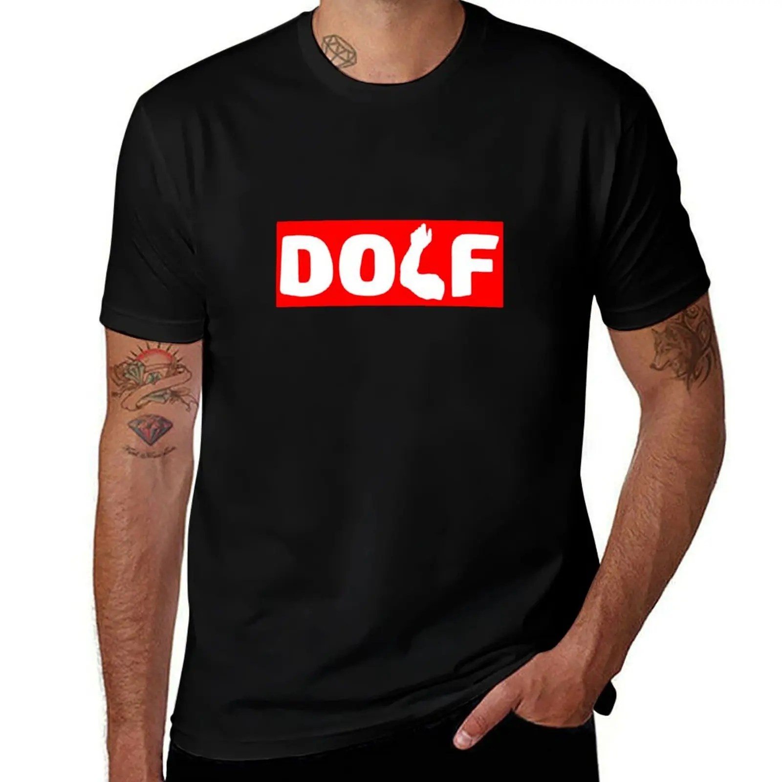 

shirts logo shirts graphic shirt Dolf man t t graphic Golf- t for Disc man man funny red anime T-Shirt for