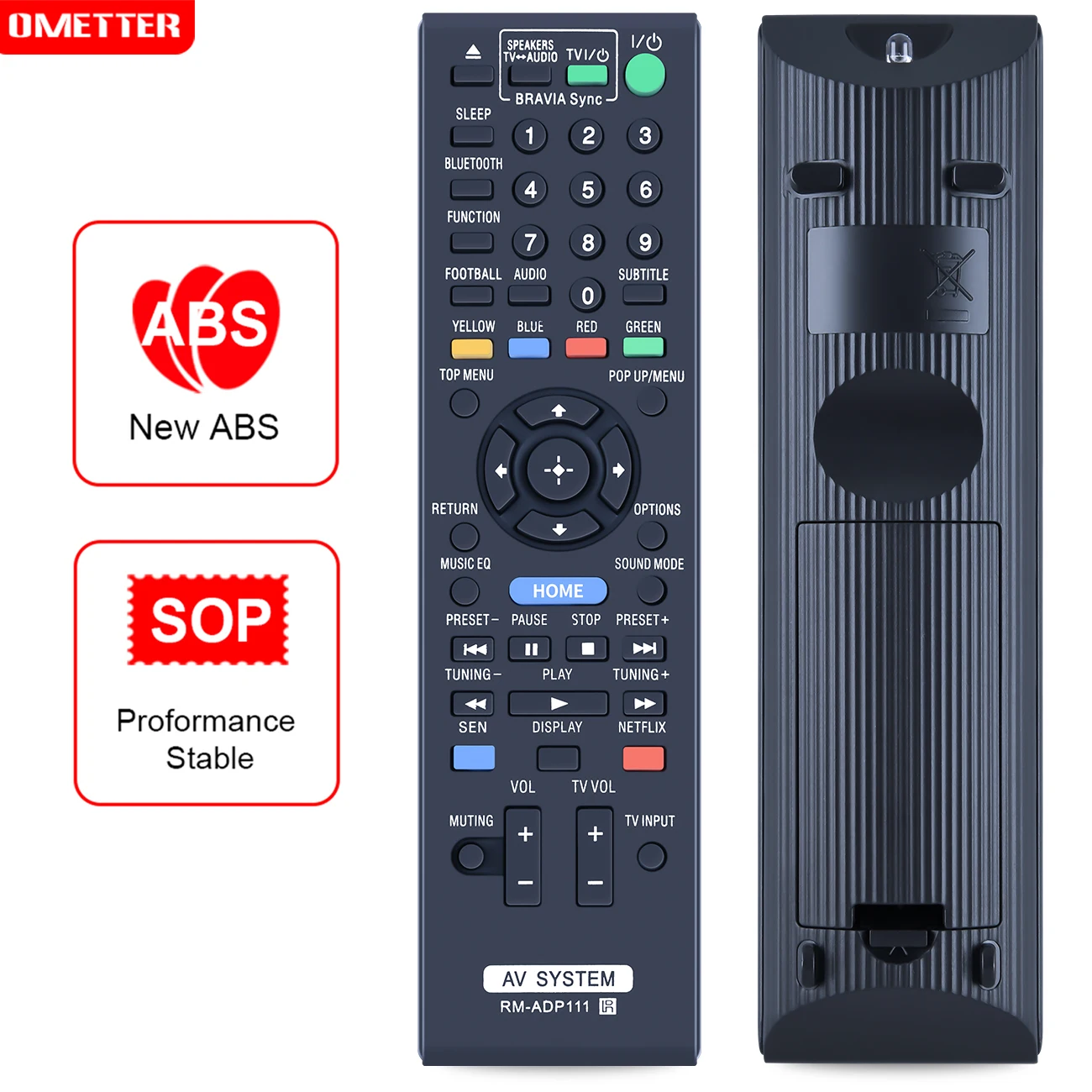 NEW Replace Remote RM-ADP111 for Sony Blu-Ray Home Theater BDV-E2100 BDV-E3100 BDV-E4100 BDV-E6100