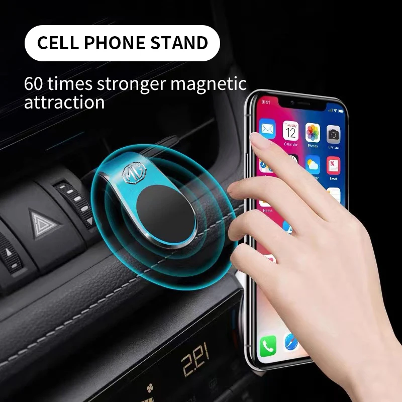 Magnetic Car Phone Holder GPS Mount Mobile Support Interior For Morris Garages MG 3 5 6 7 HS ZS GS TF GT ZR RX5 RX8 350 550 view 3