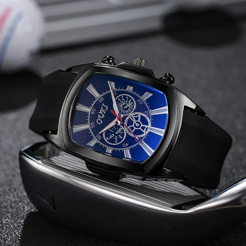 New Fashion Top Man Luxury Watches For Men Sports Military Silicone Casual Quartz Watch For Gifts Reloj Hombre Male Wristwatches