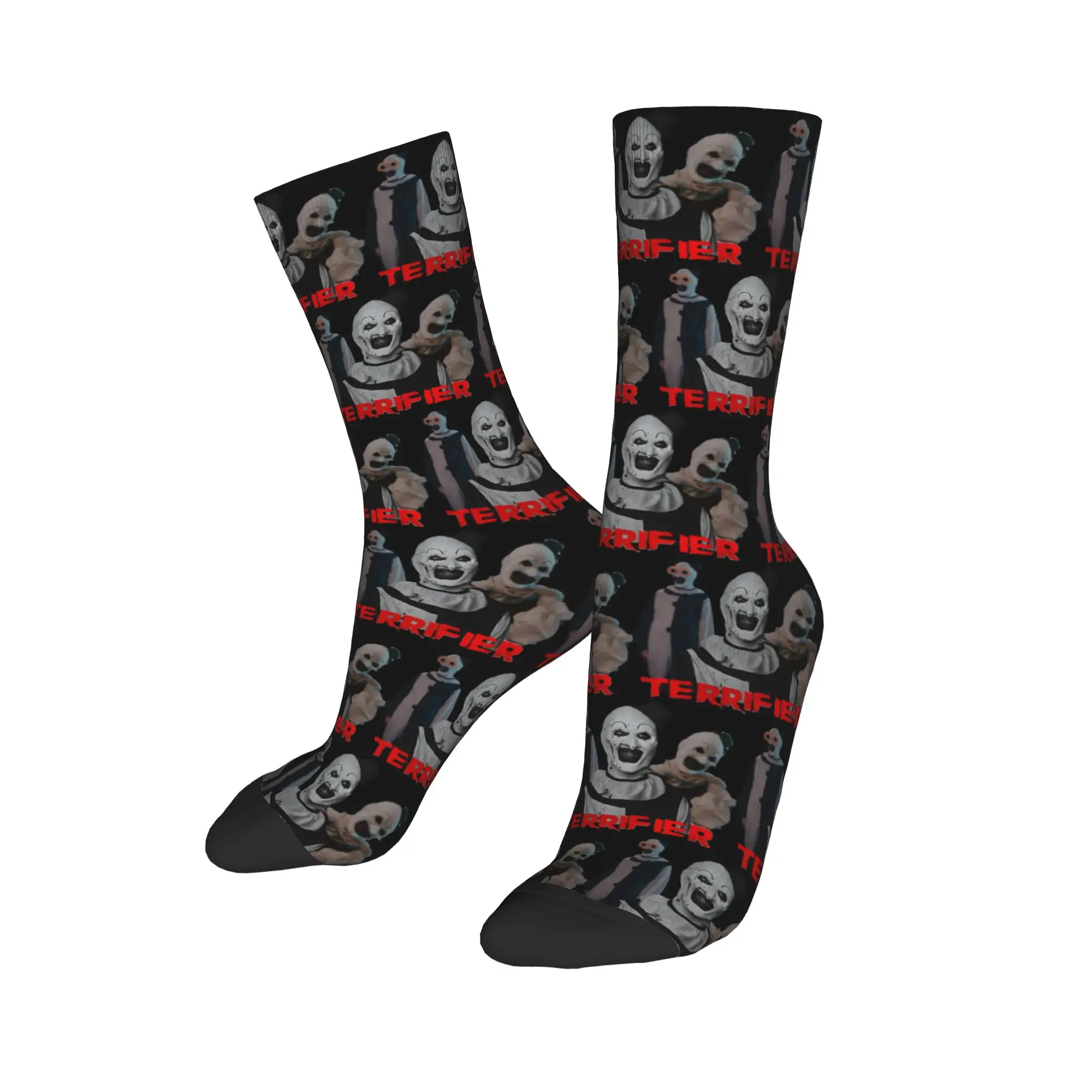 Fashion Male Men Socks Casual The Terrifier Art The Clown Sock Polyester  Graphic Women's Sock Spring Summer Autumn Winter