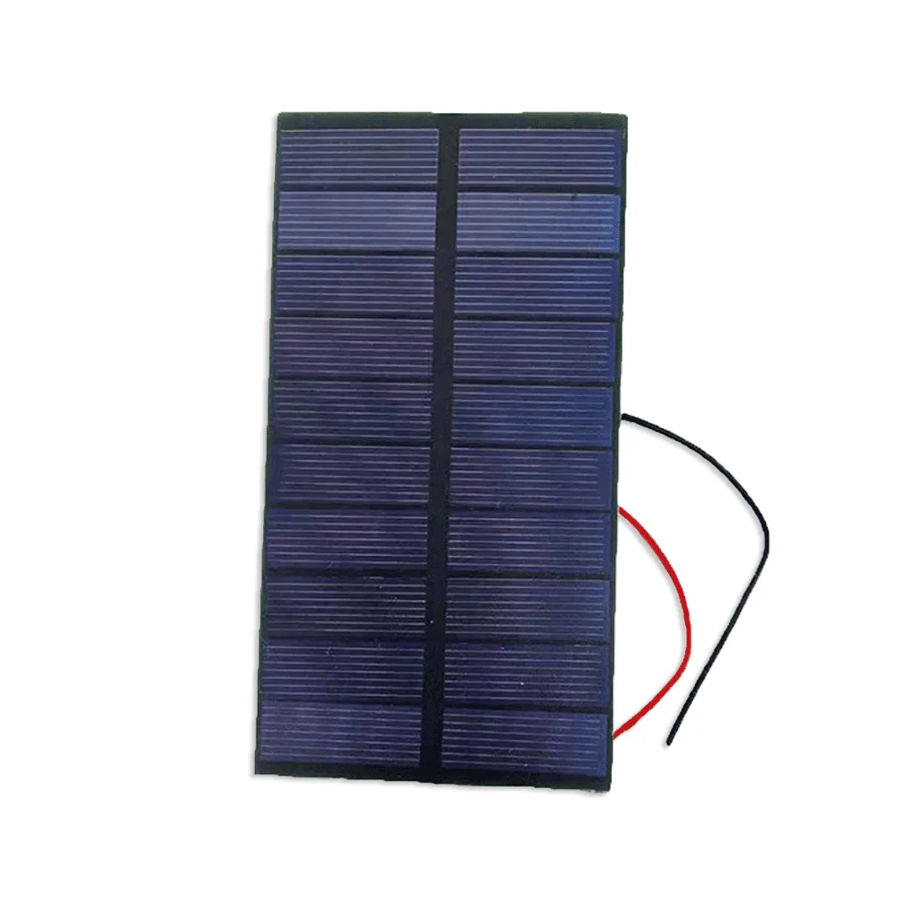 Pannello solare fai da te 1.5W 5V piastra di ricarica fotovoltaica Micro sistema solare modulo a celle solari portatile accessori per l'illuminazione a LED