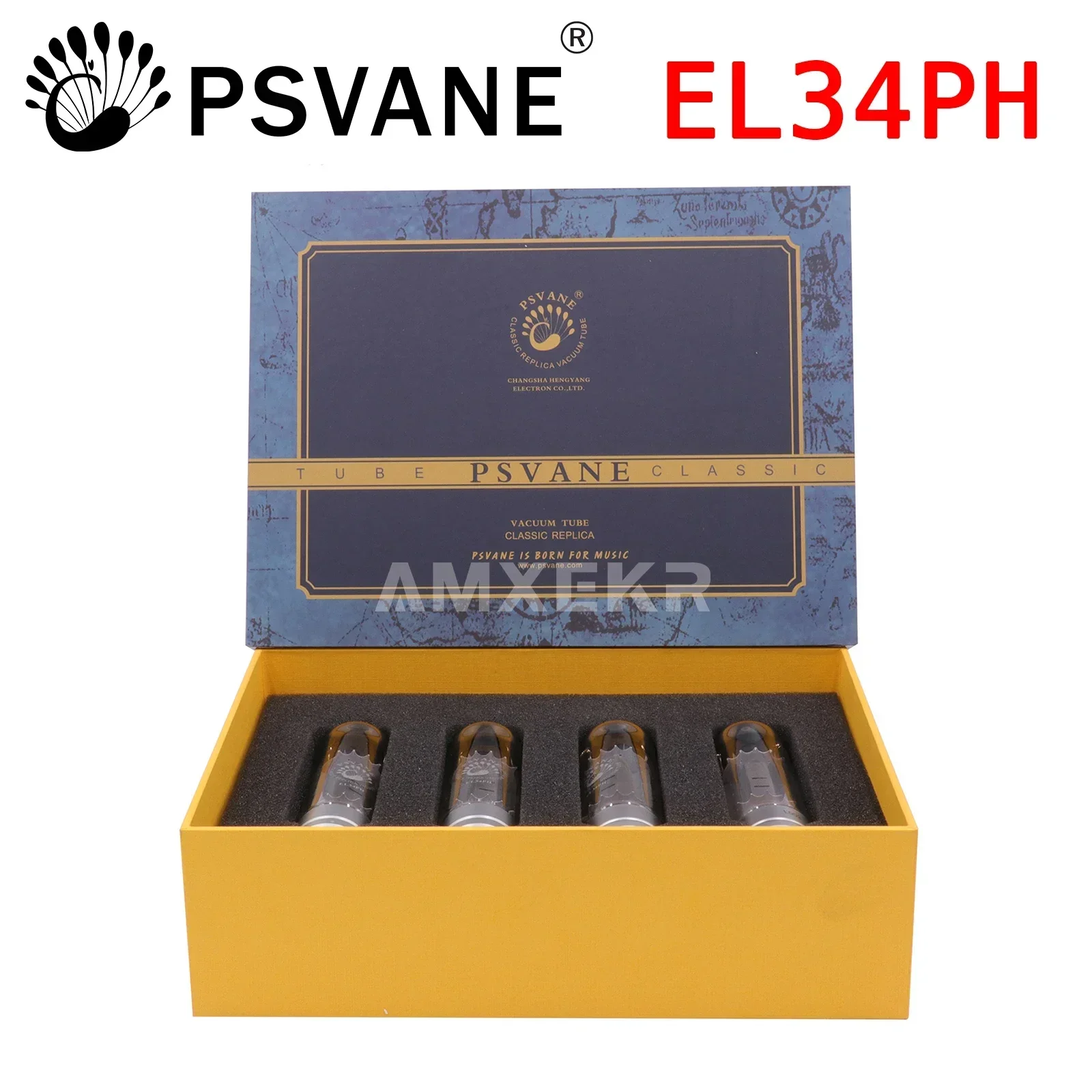 

PSVANE EL34PH Electronic Tube Reproduction Western Electric Vacuum Tube Original Factory Precise Matching For Amplifier