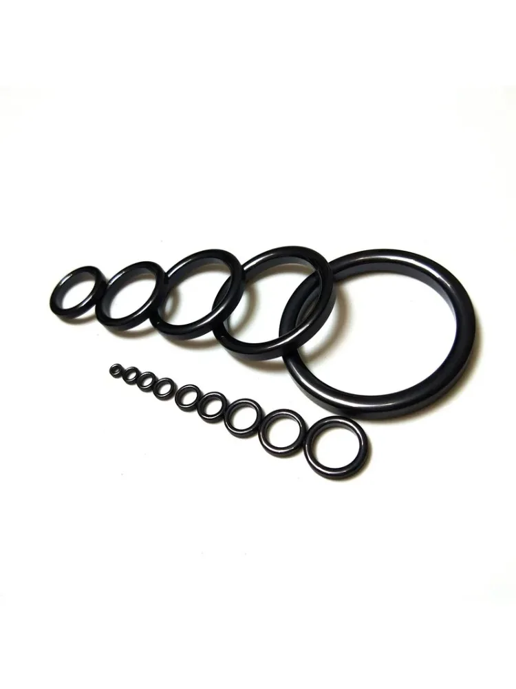 48 PCS Round Alconite Guide Rings Fishing Rod Repair Kit Ceramic Inserts Connector Accessories For Spinning Casting Rod