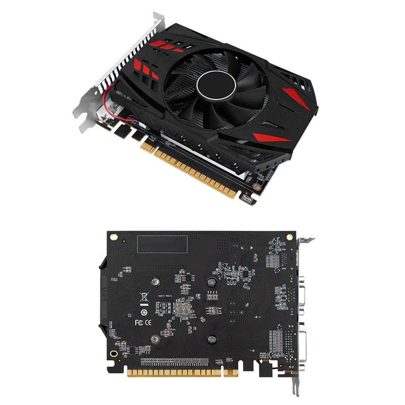 Geforce GT710 2GB DDR3 Graphics Card 64 Bit 954 Mhz 667 Mhz 28 Nm Pcle X8 2.0 VGA+HD+DVI Video Card Durable Easy To Use