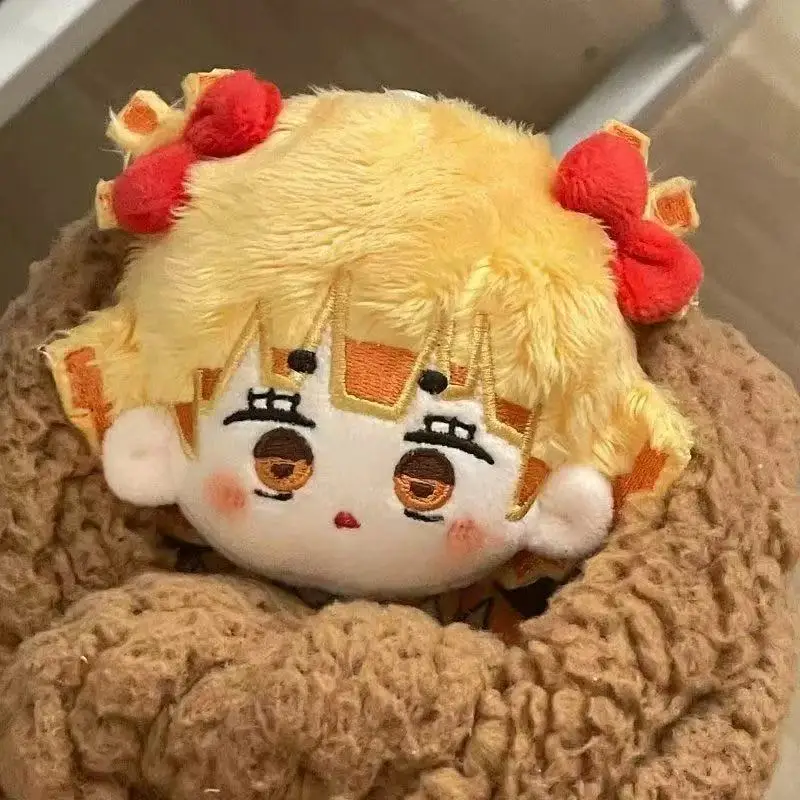 10 cm Demon Slayer Anime Kamado Tanjirou Agatsuma Zenitsu Hashibira Inosuke Cosplay Cartoon Pluche Hanger Sleutelhanger Rugzak Decor