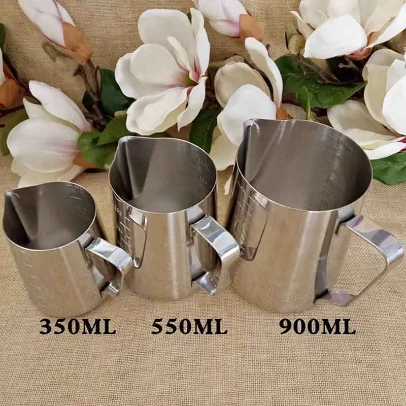 DIY Candle Making Hand Tool, Stainless Steel Cup, Wax Pot, Chocolates Melt, Containing Mark, Big 900ml Inner Scale, New