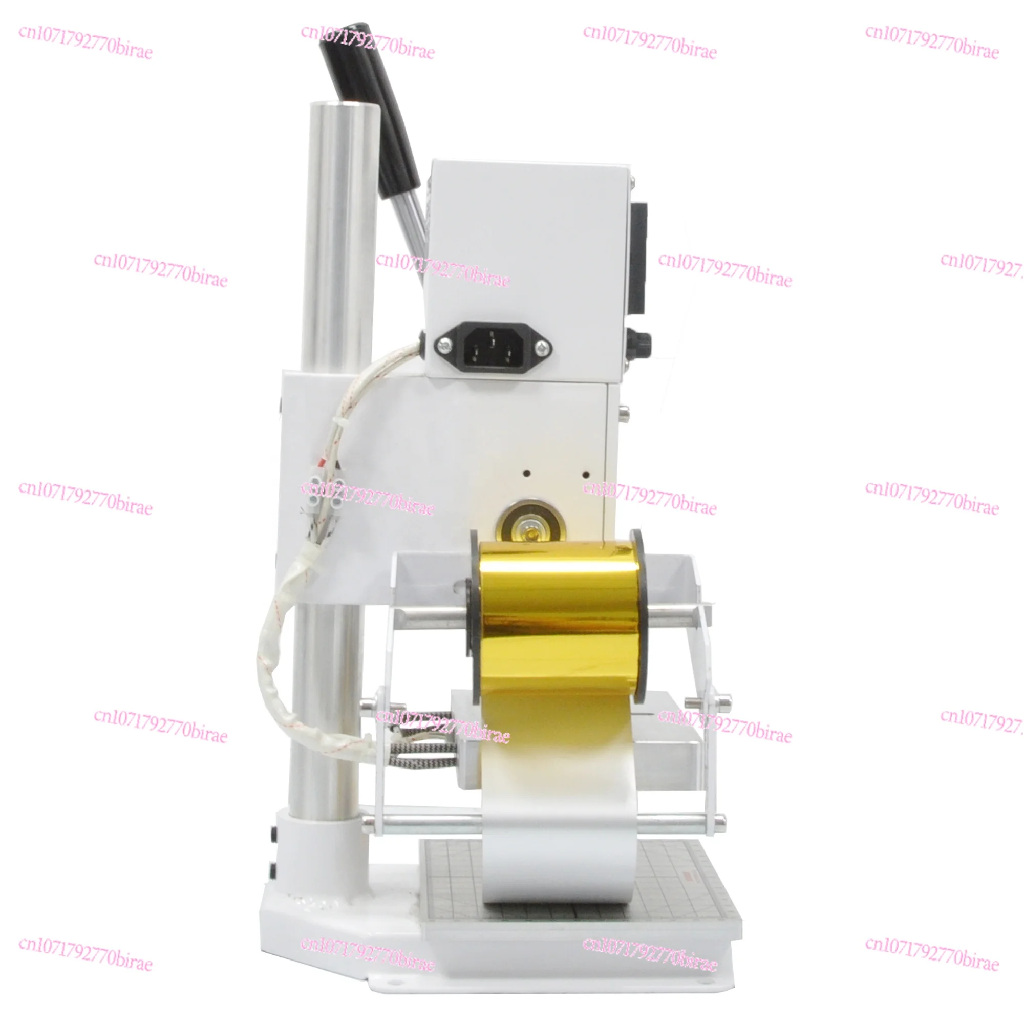 

Small Manual for Card Wood Paper Glass Leather Logo Embossing and Bronzing Machine, Platen Size 5 * 7cm