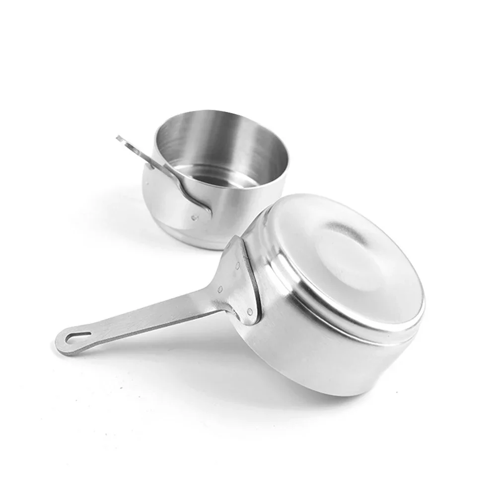 Non Stick Sauce Pan 304 Stainless Steel 60ml/80ml/100ml for Warm Milk Cook Porridge Noodle Butter Make Sauce Kitchen Accessories