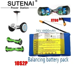 36V 4.4ah lithium battery 10s2p lithium ion battery pack 42V 4400mAh scooter torsion balance car battery