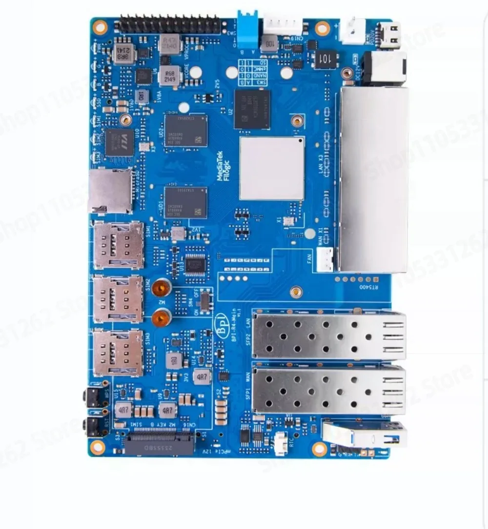 BPI R4 Router Development Board with Starter Kit Package