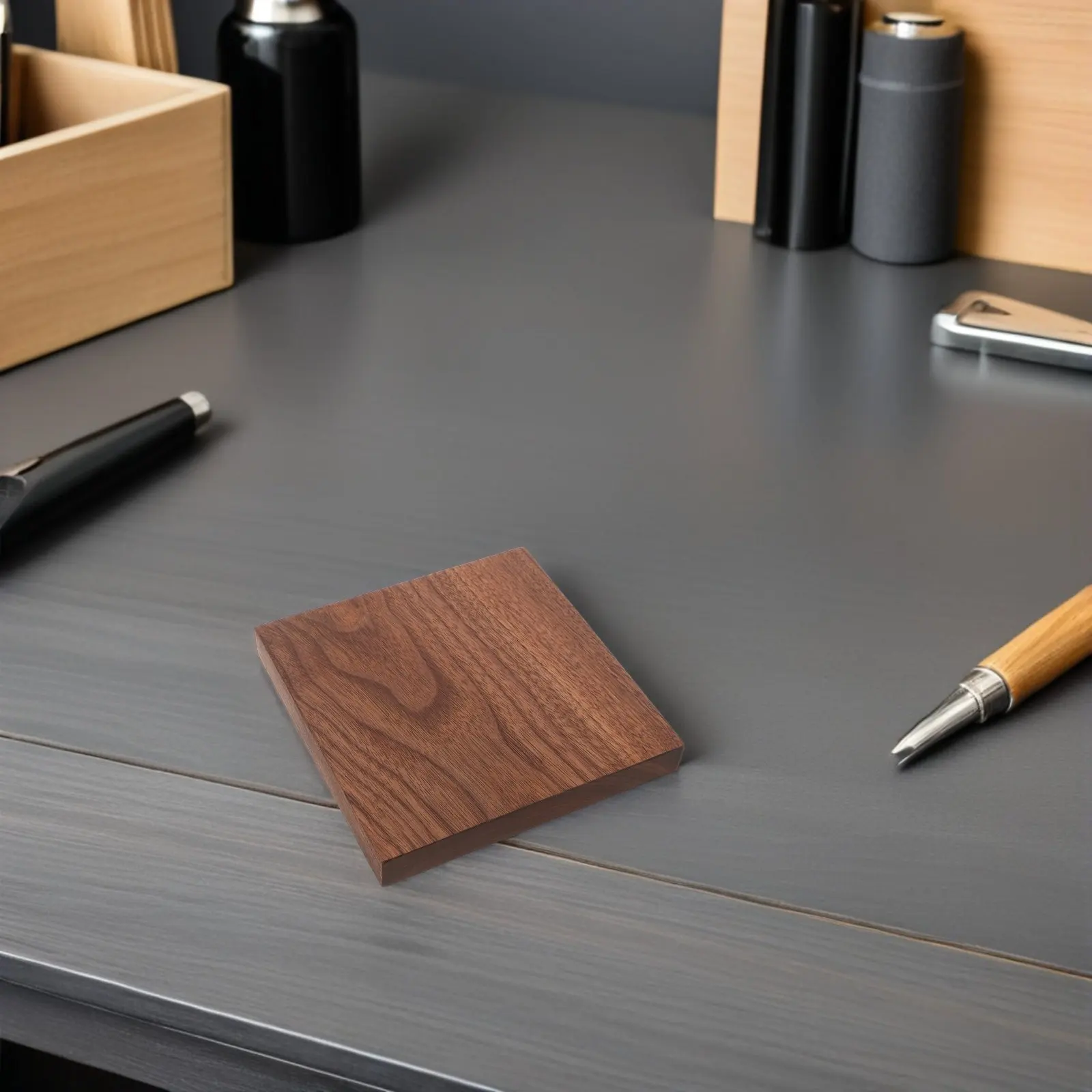 

Деревянные заготовки-квадраты 15x15 см, необработанные, для росписи, резьбы по дереву, поделок и декора