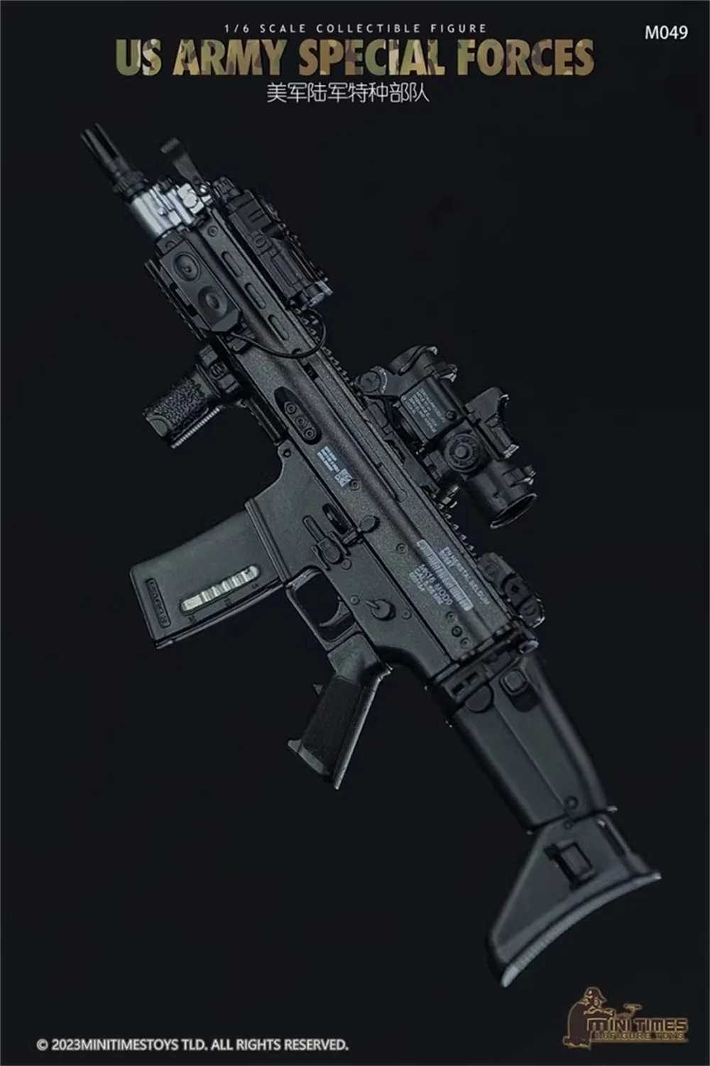 

M049 Scale 1/6 Mini Times Main Weapons PVC Material MK16 Clips PVC Material Not Real For 12" Doll Figure DIY