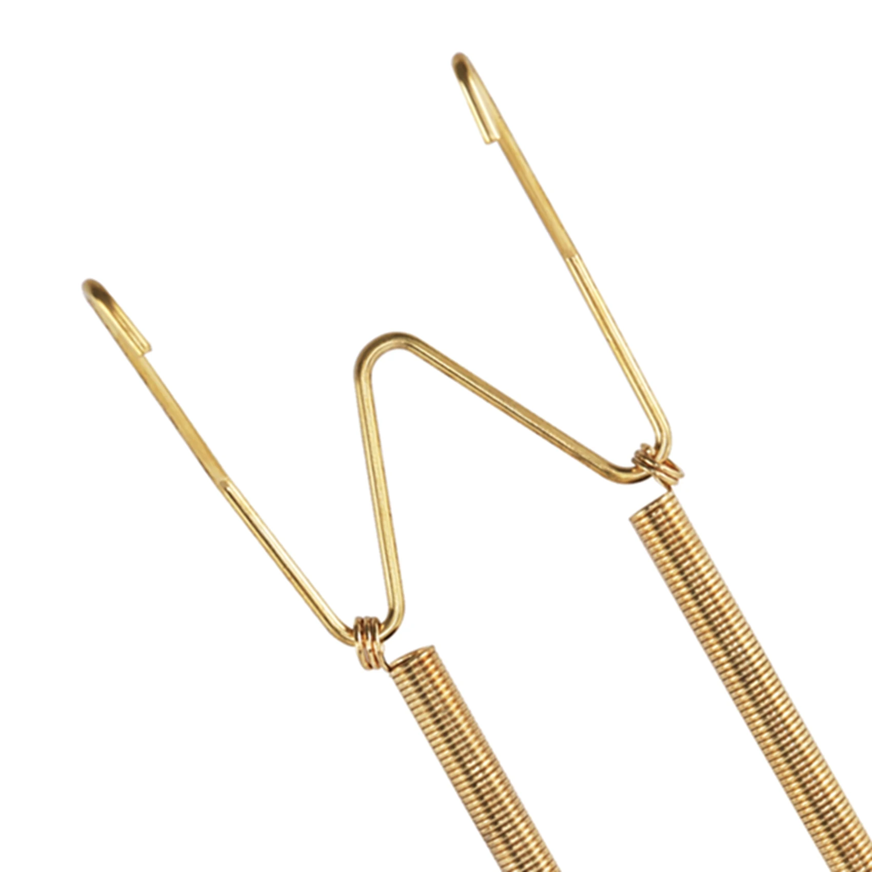 20 Pieces 6 Inch Invisible Plate Hangers Wall Plate Hangers Brass Wire Plate Holders With 20 Pieces Wall Hooks-B51B
