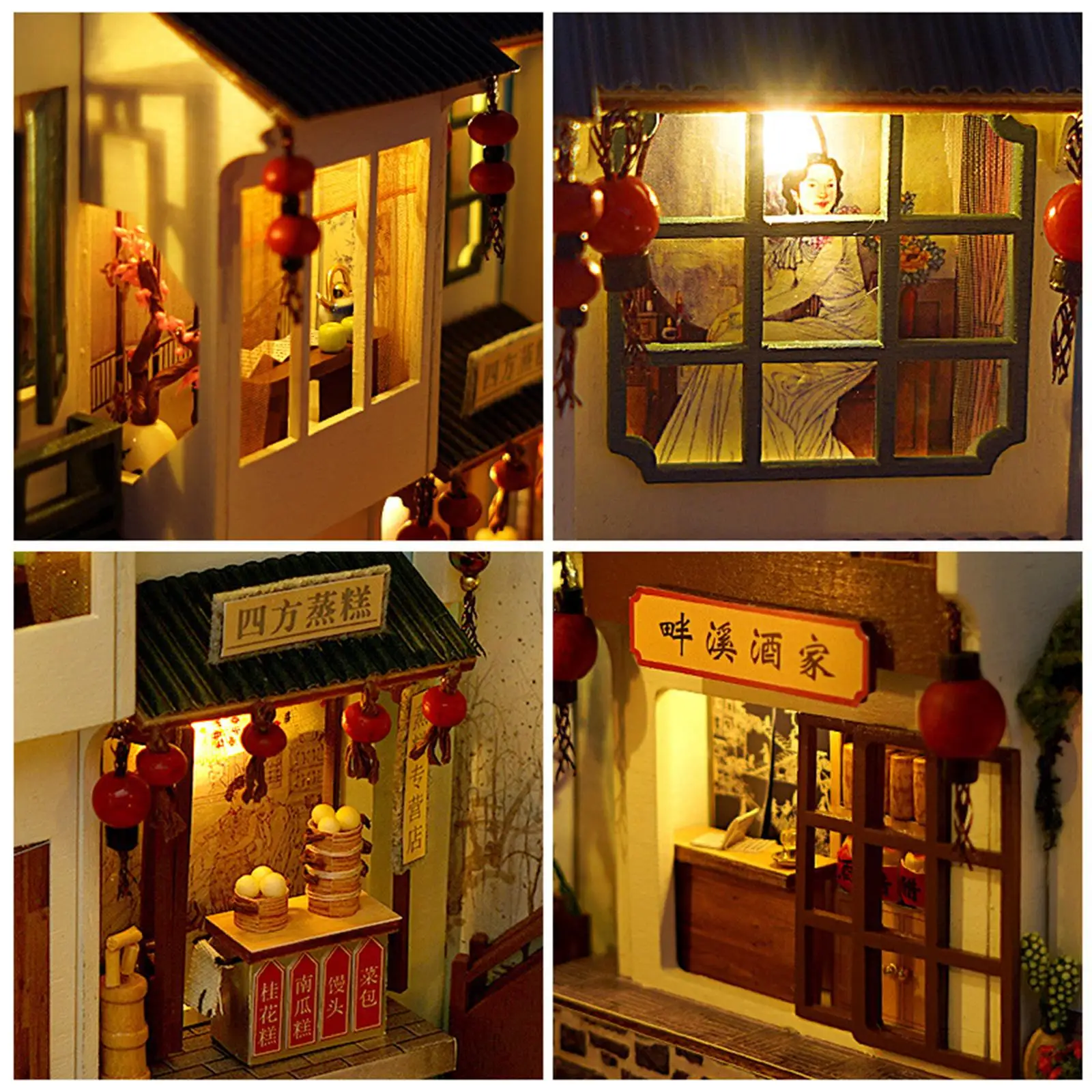 Miniatur-Puppenhaus-Set mit Möbelmodell für pädagogische Erwachsene